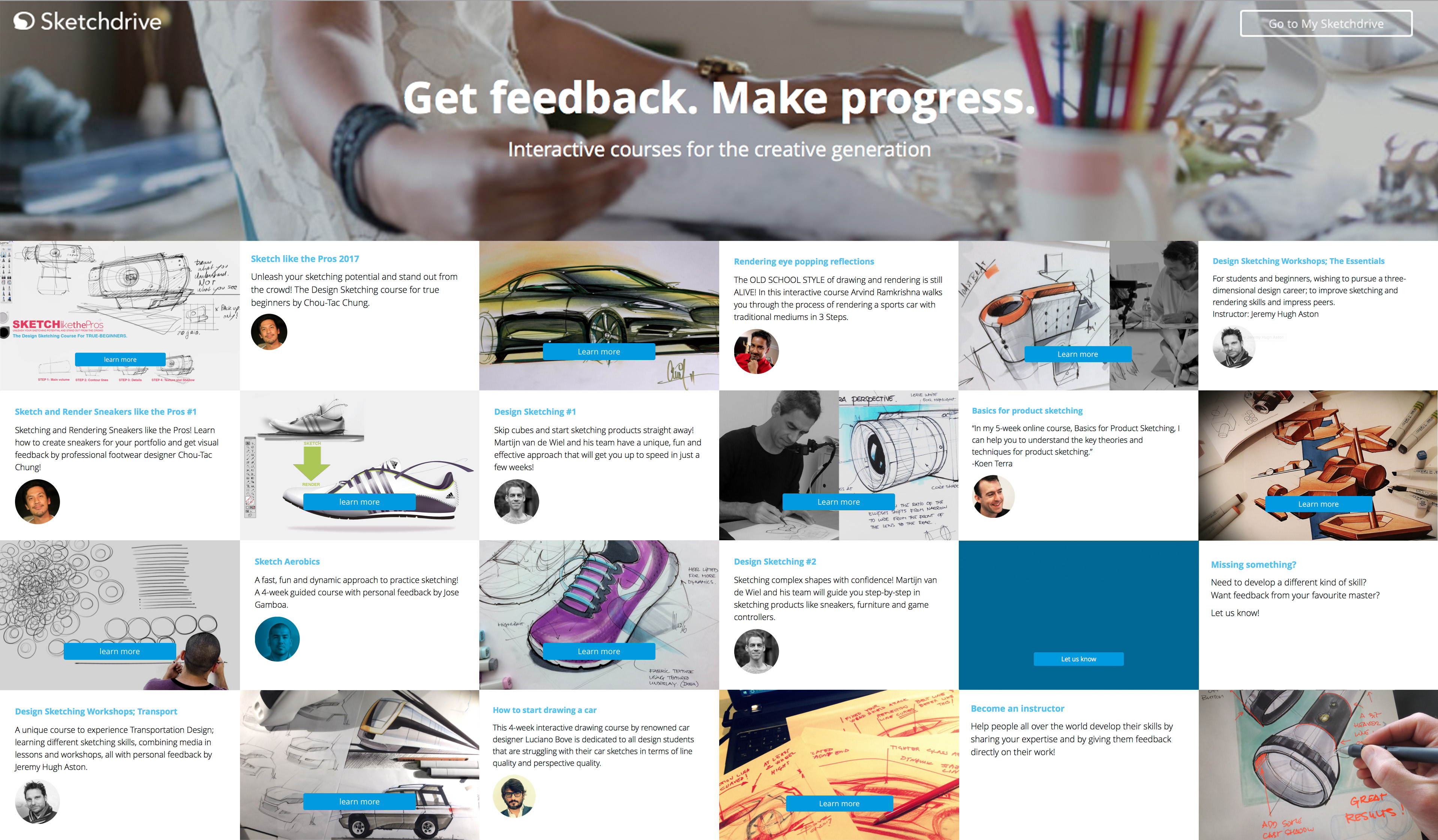 Sketchdrive sketch courses