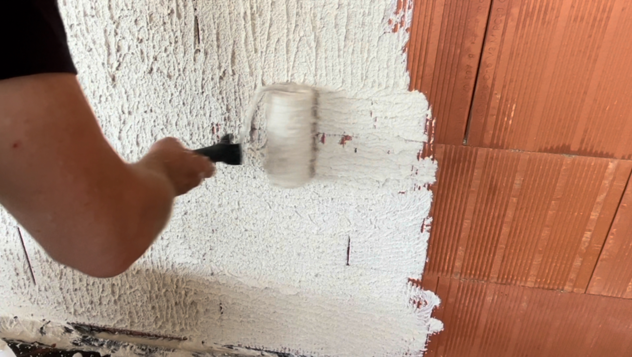 Gobetis monocouche au rouleaun