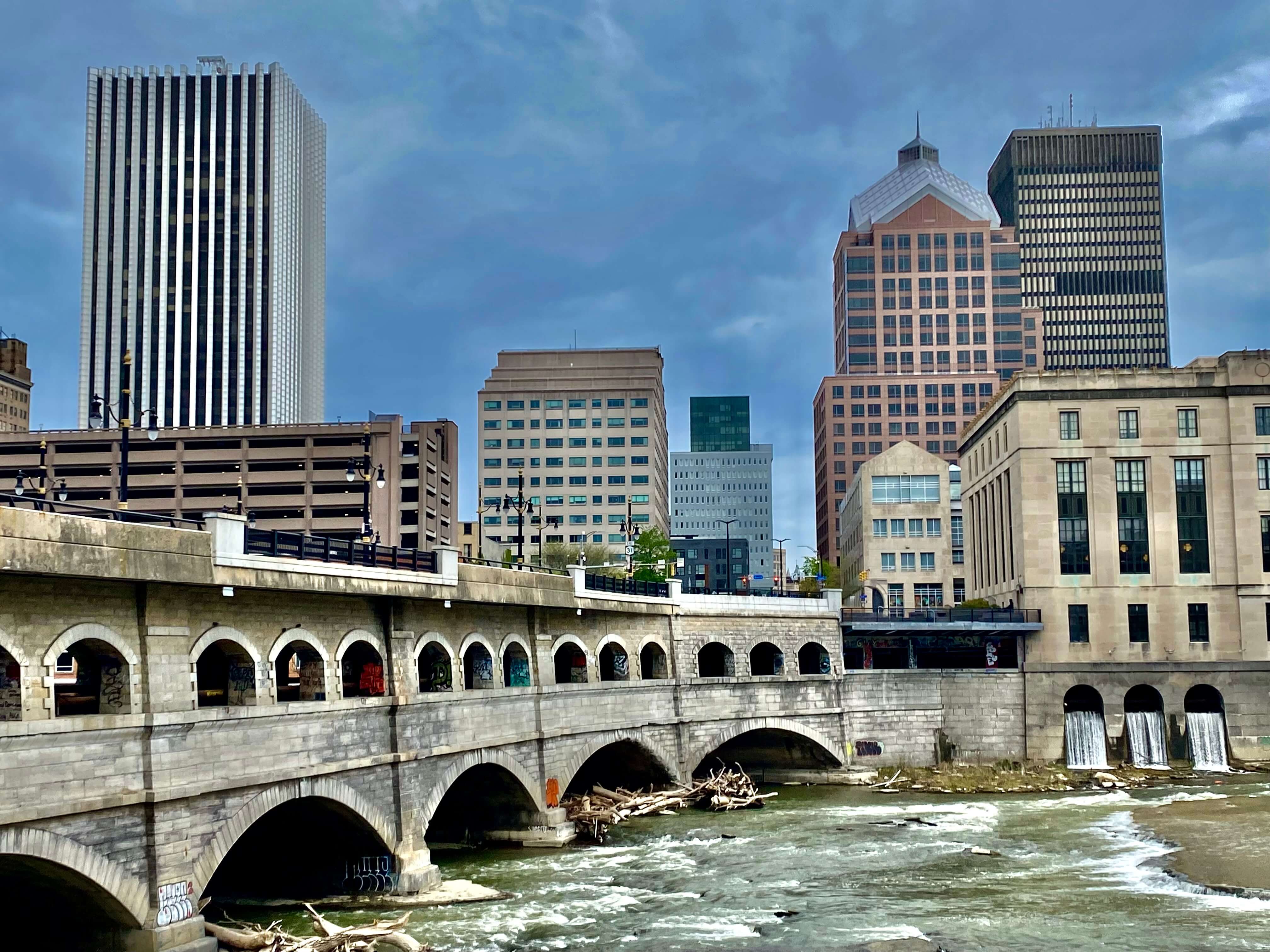 Downtown Rochester on the Genesee