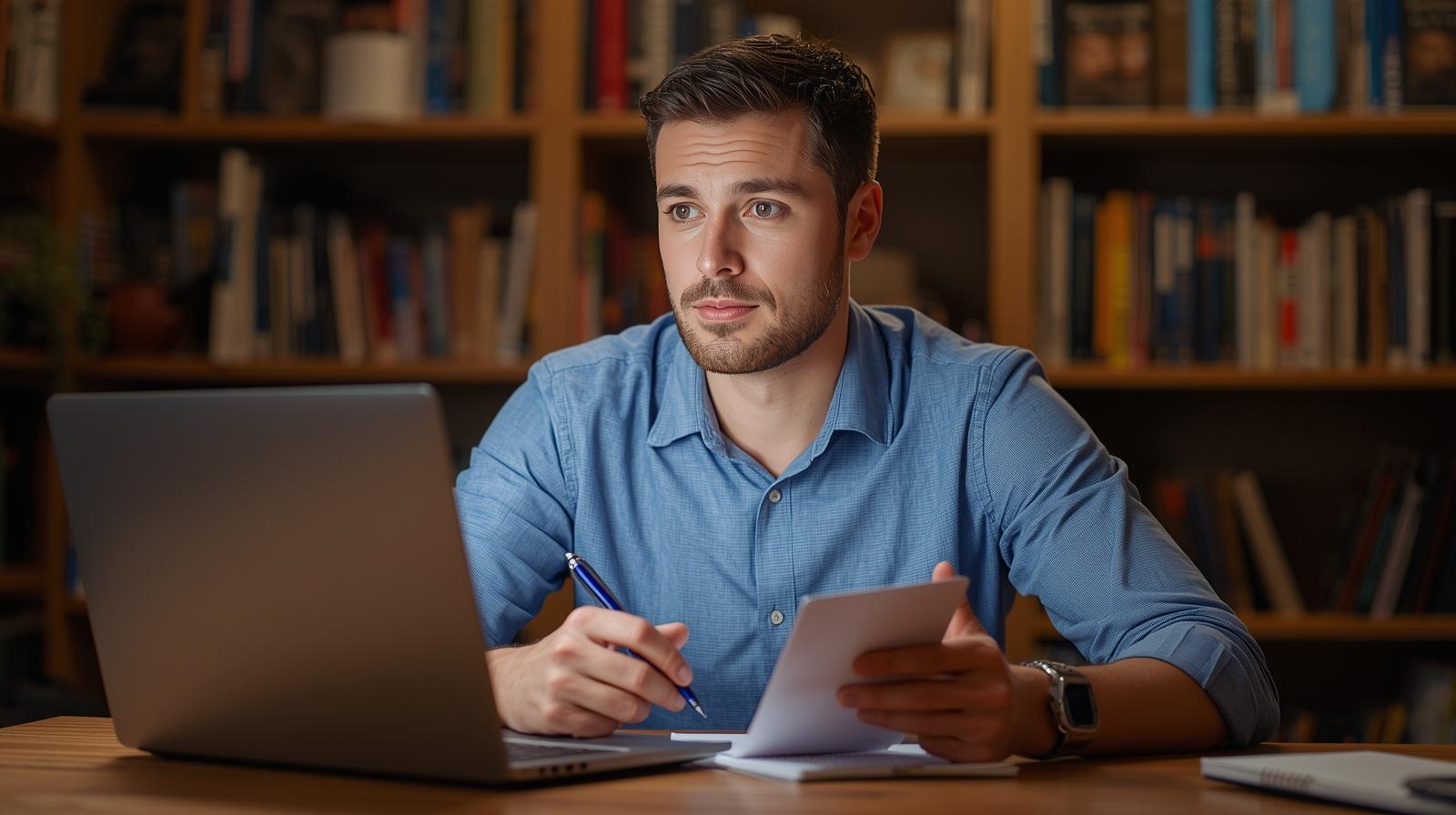 Freelance worker consulting about DBS eligibility via video