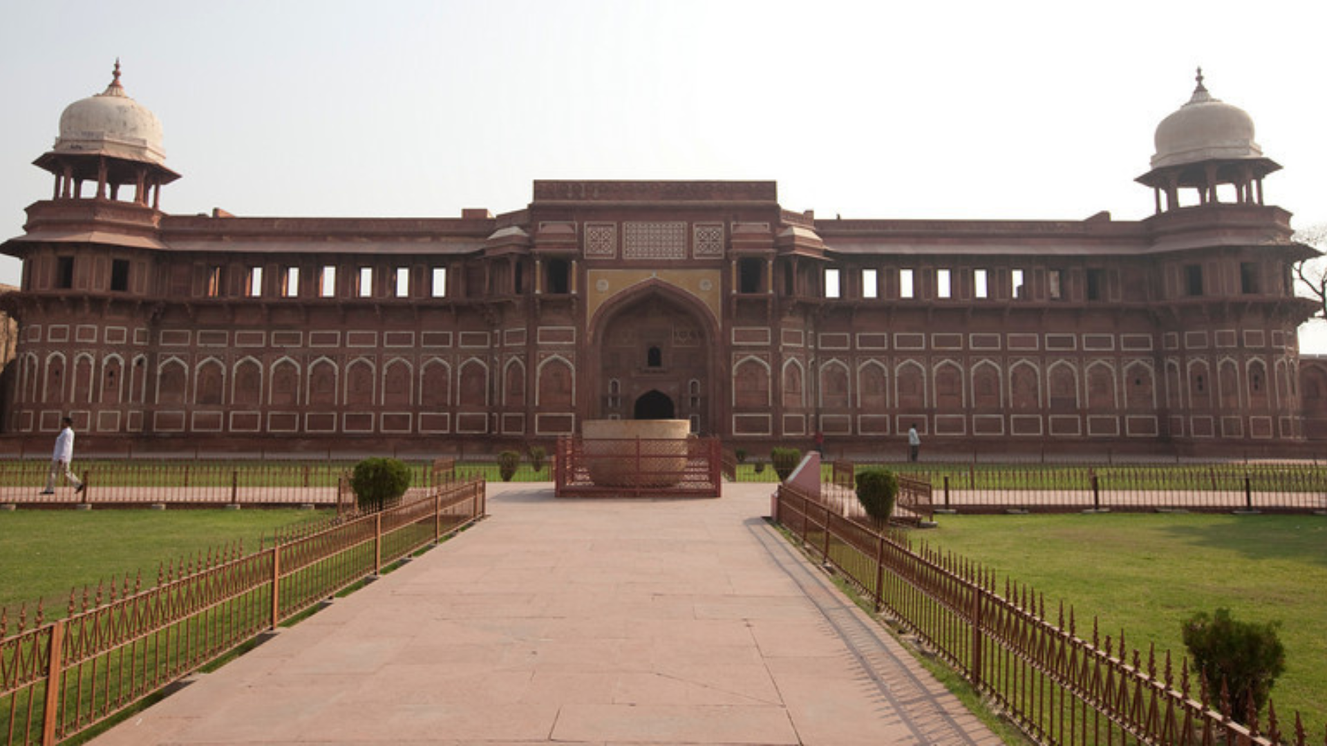 Jahangiri Mahal inside the walls of Agra Fort