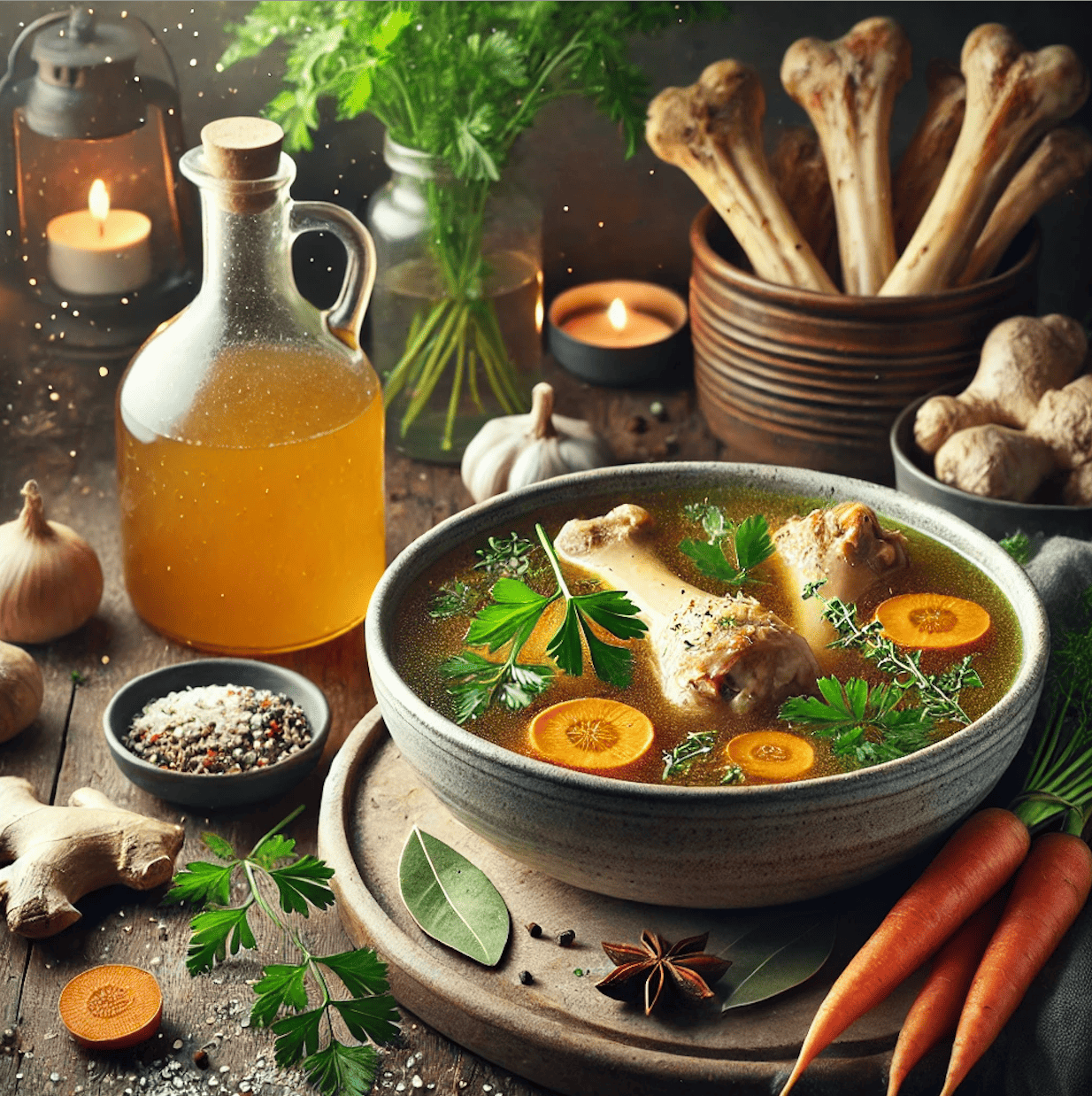 Bouillon d’os recette pour intestin irritable (sans FODMAP)