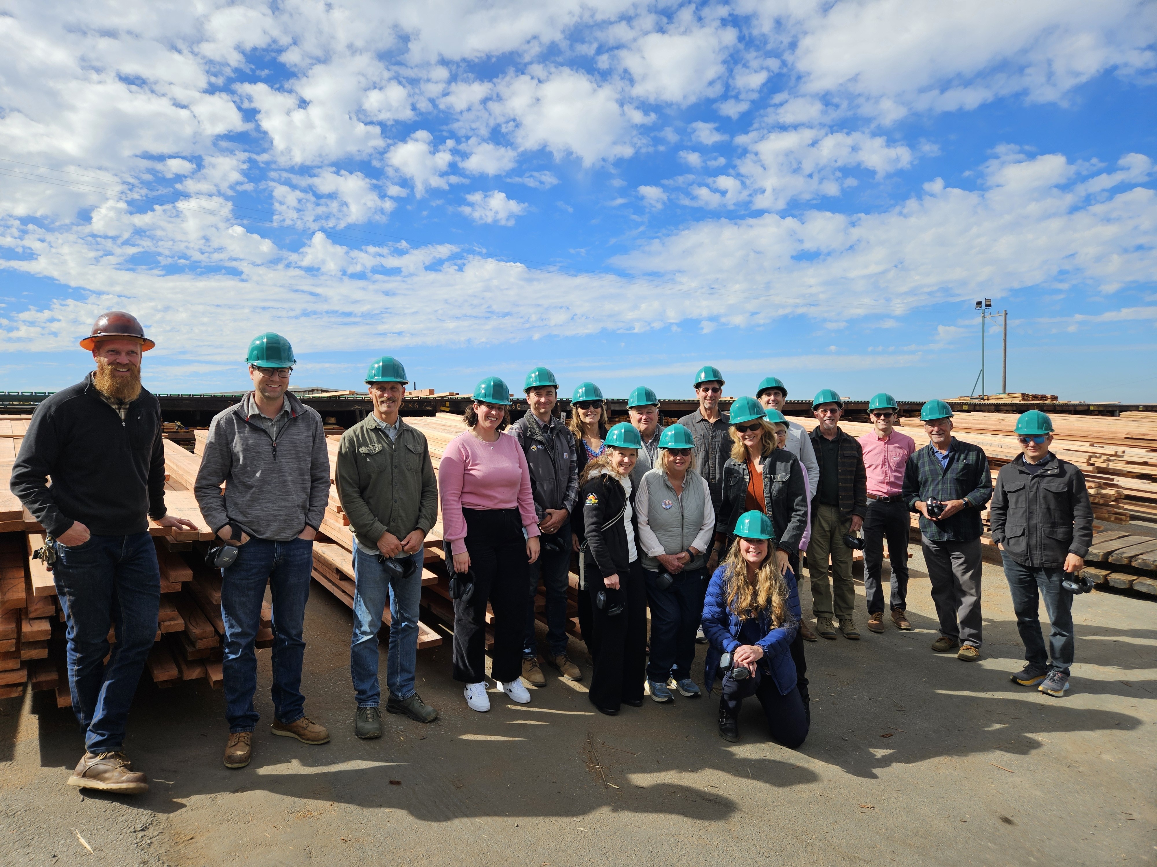 10 25 24 Ttee tour of Big Creek sawmill
