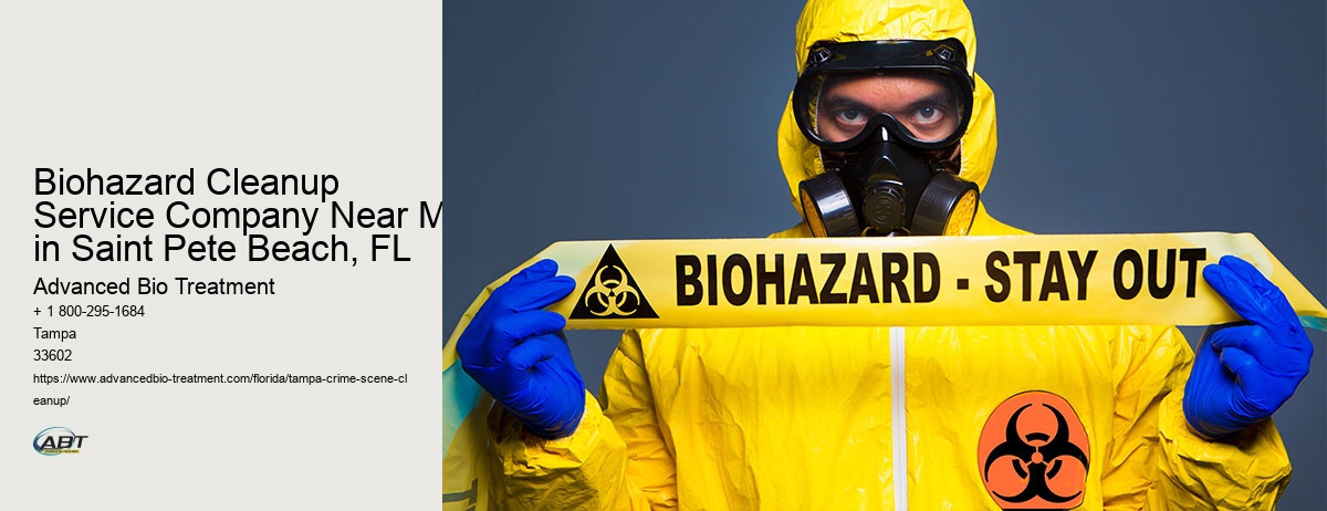 Biohazard Cleanup Service Company Near Me in Saint Pete Beach, FL