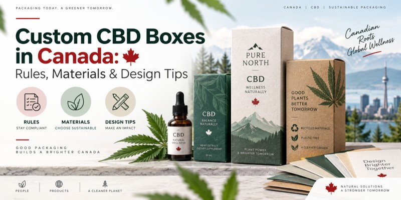 Custom CBD Boxes in Canada Rules Materials & Design Tips