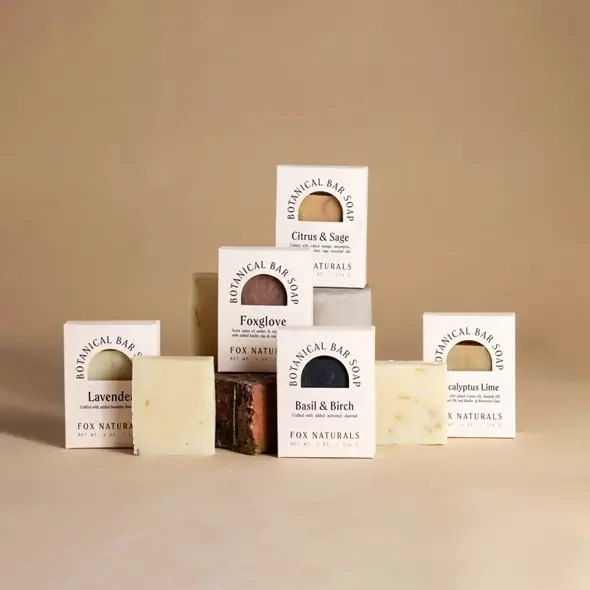 Window White Soap Boxes