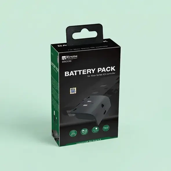 Custom Printed Hang Tab Battery Boxes
