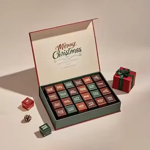 Rigid Christmas Chocolate Boxes