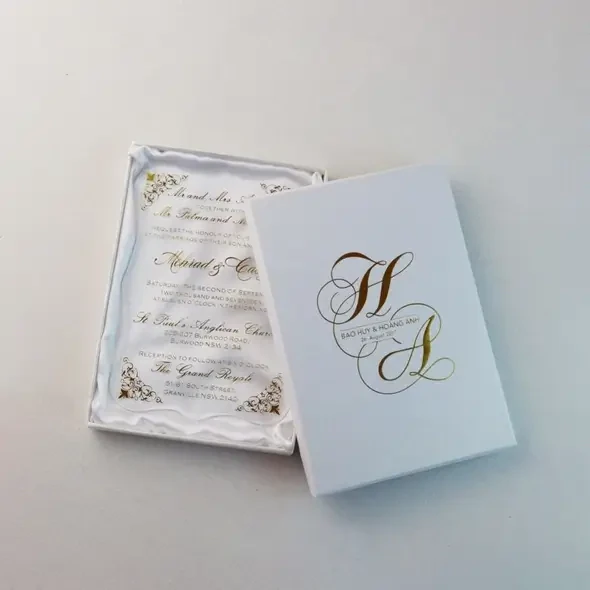 CUstom Printed Invitation Boxes