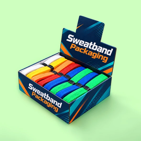 Custom Printed Sweatband Packaging for Brands