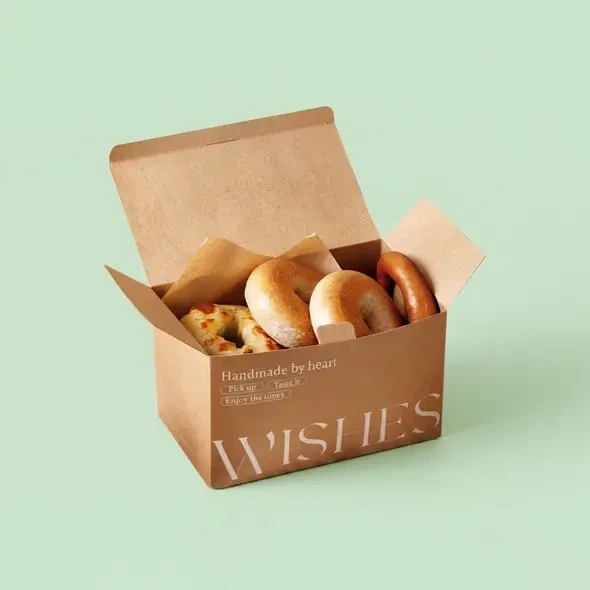 Kraft Bagel Boxes
