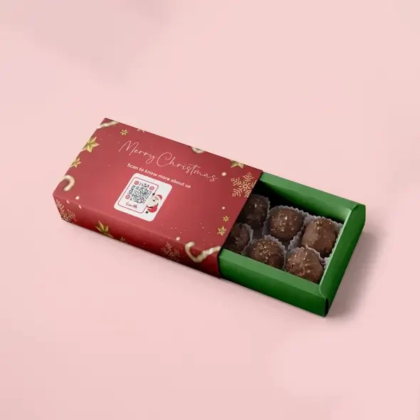 custom printed Christmas Chocolate Boxes