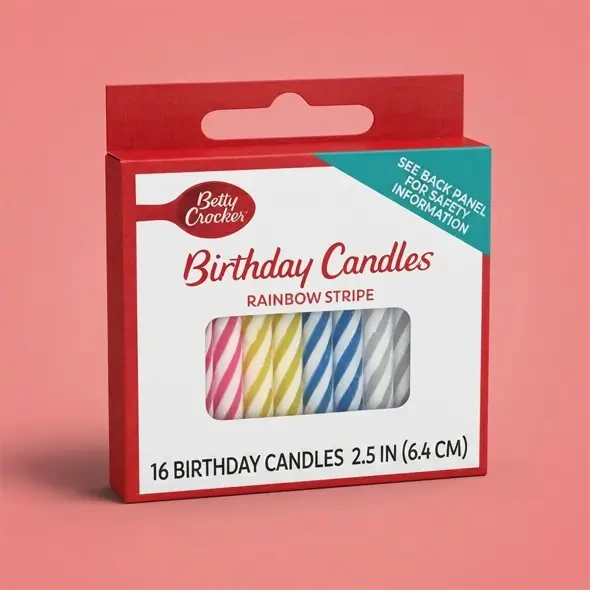 Custom Printed 16 Wishes Candle Boxes