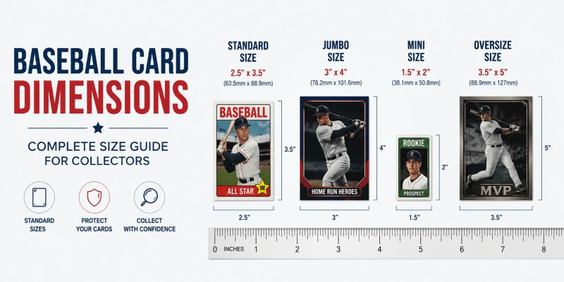 Baseball Card Dimensions: Complete Size Guide for Collectors