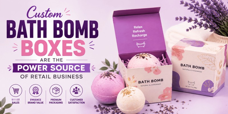 Custom Bath Bomb Boxes are the Power Source of Retail Business