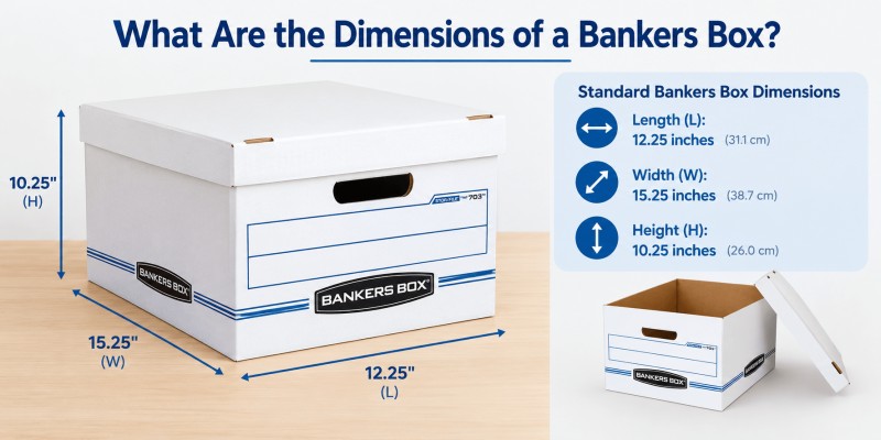 what are the dimensions of a bankers box