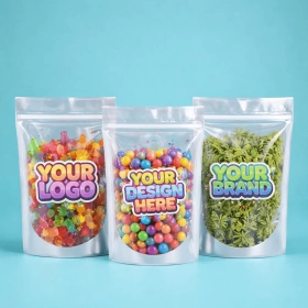 Custom Clear Mylar Bags Wholesale