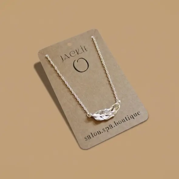 custom necklace display cards