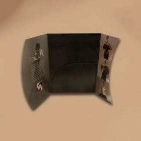 1 Plastic pocket folder with brads