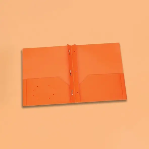 Custom Plastic Folders With Brads