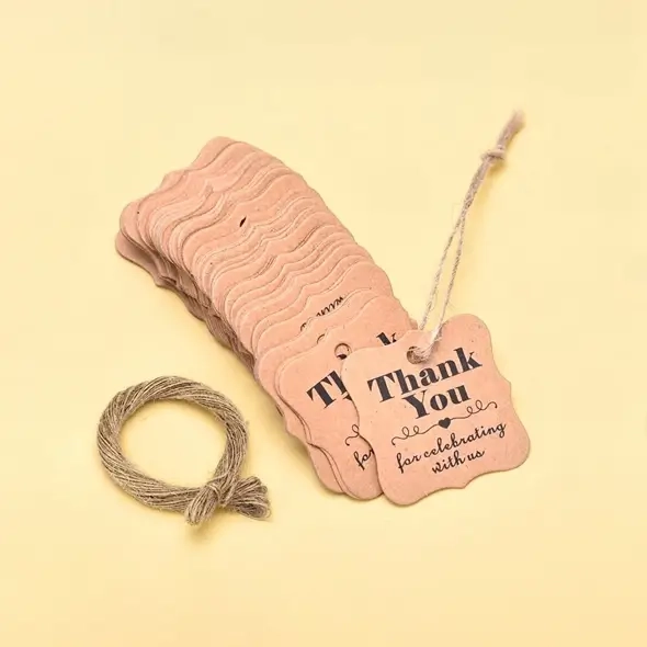 Custom kraft Paper Tags Wholesale