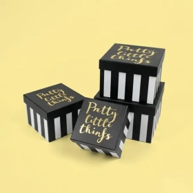 Custom Striped Boxes