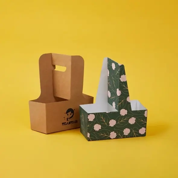 2 Pk Bottle Carrier Kraft