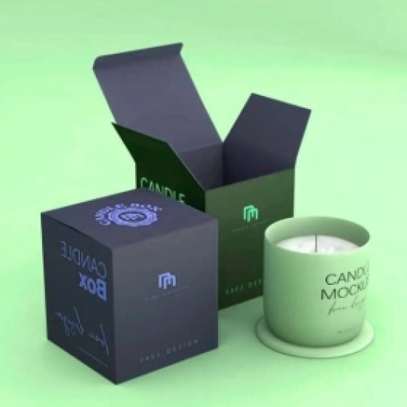 black kraft candle jar boxes