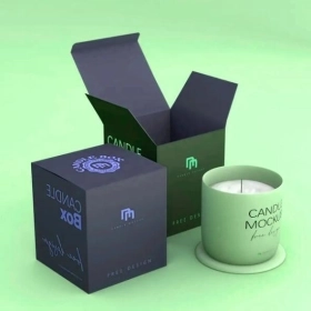 black kraft candle jar boxes