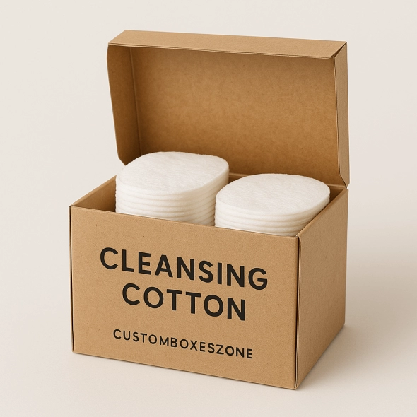 Cleansing Cotton Kraft Boxes