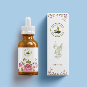 Custom 2oz Bottle Packaging Custom printed 2oz Bottle Packaging