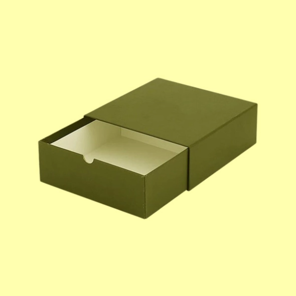 luxury rigid drawer style packaging box