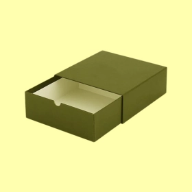 luxury rigid drawer style packaging box