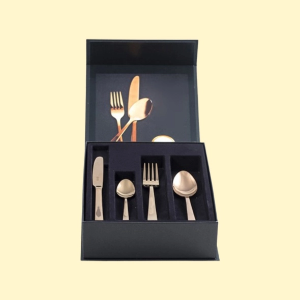 premium utensils set packaging box