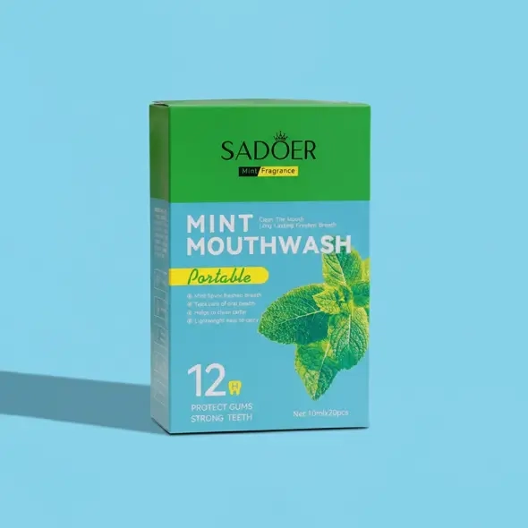 Custom Mouthwash Wholesale boxes