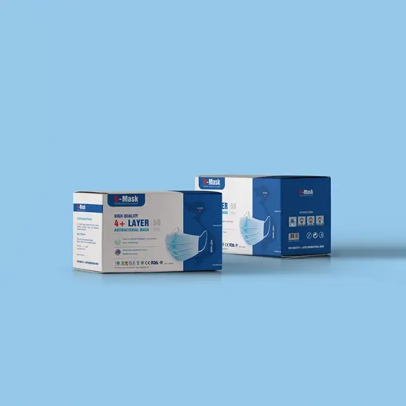 Safety Mask Boxes Packaging