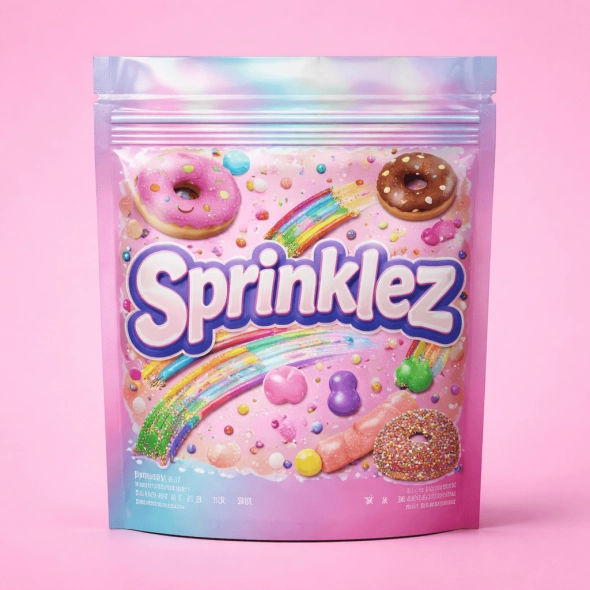 Custom Sprinklez Mylar Bags