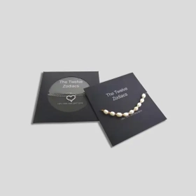 Custom necklace card
