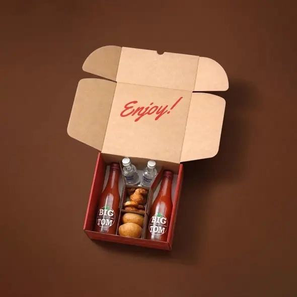 hot sauce box with windo