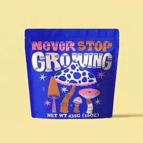 Custom printed 16 oz mylar bags