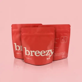 Matte mylar bags with logo