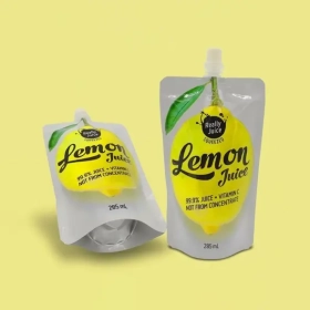 Custom juice pouches with logo