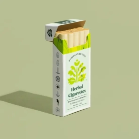 custom herbal cigarette boxes with logo