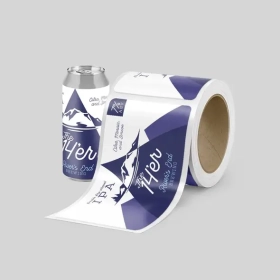 Custom printed labels for can