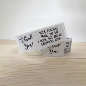 Customized thank you stickers