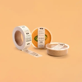 Custom printed food labels