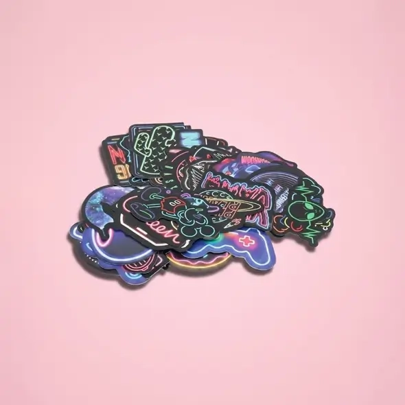 Neon stickers in Bulk