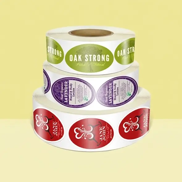 Custom Oval Labels