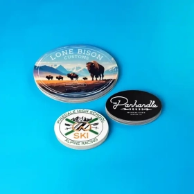 Custom Oval Labels Custom oval roll labels