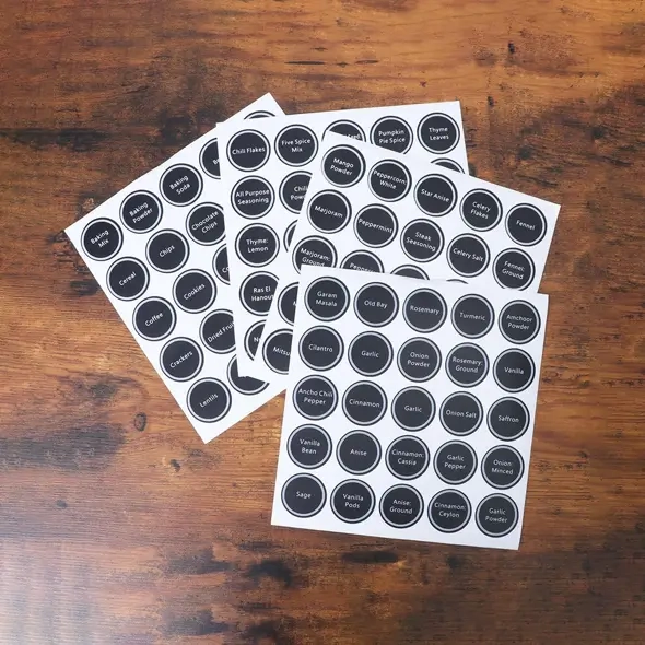 customized label sheets